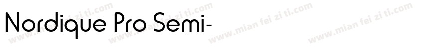 Nordique Pro Semi字体转换